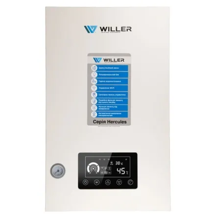 Электрический котел двухконтурный Willer DPT316 Hercules WF электрический котел Willer DPT316